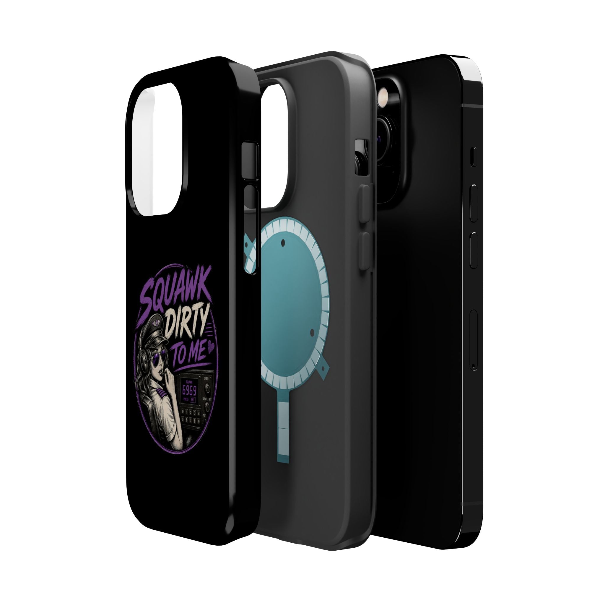 Magnetic Phone Case — “Squawk Dirty to Me”