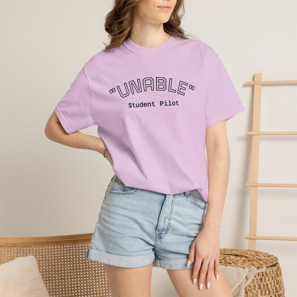 Student Pilot "UNABLE" T-Shirt