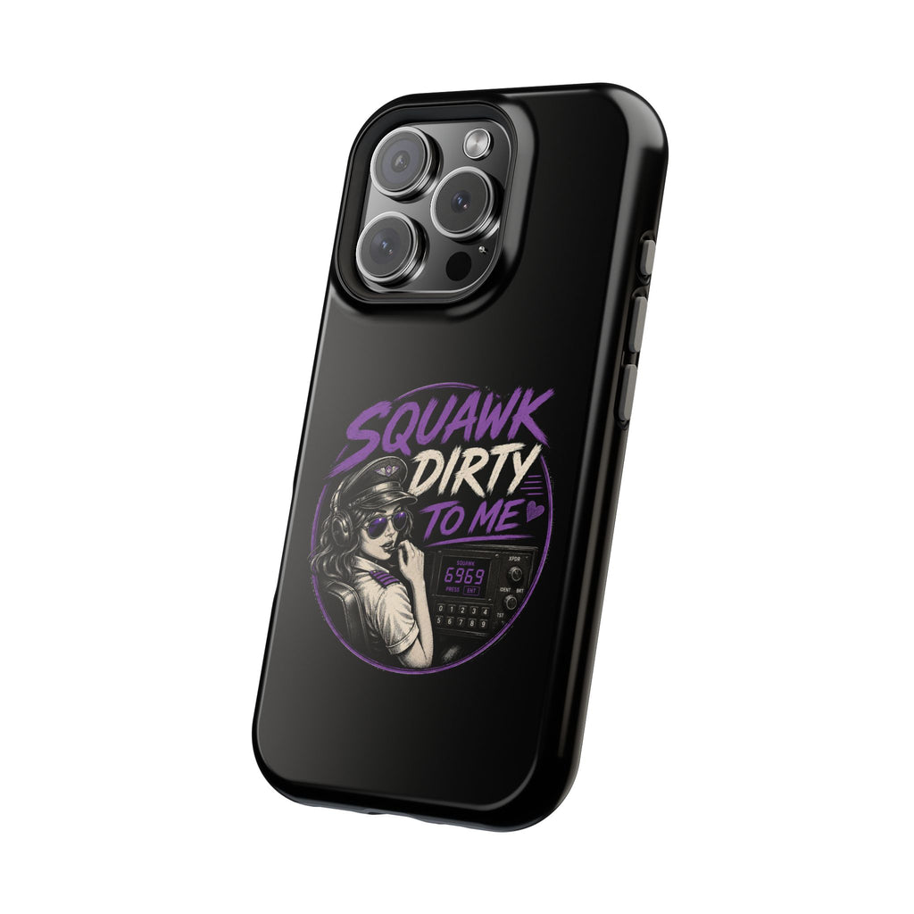 Magnetic Phone Case — “Squawk Dirty to Me”