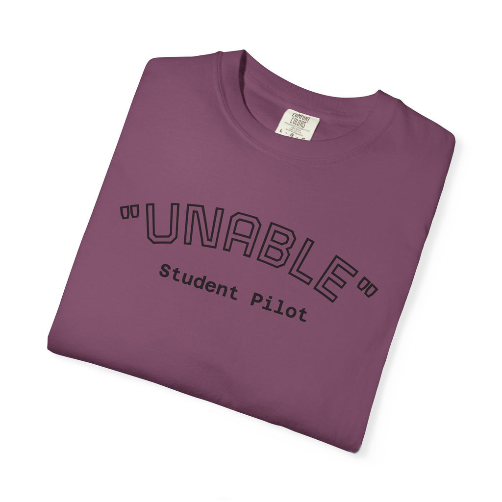 Student Pilot "UNABLE" T-Shirt
