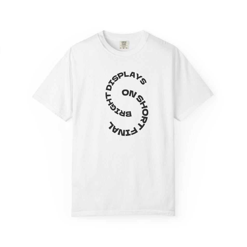 Bright Displays on Short Final T-Shirt