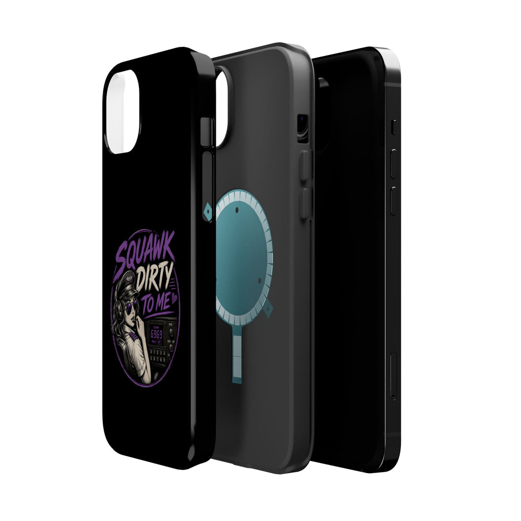Magnetic Phone Case — “Squawk Dirty to Me”