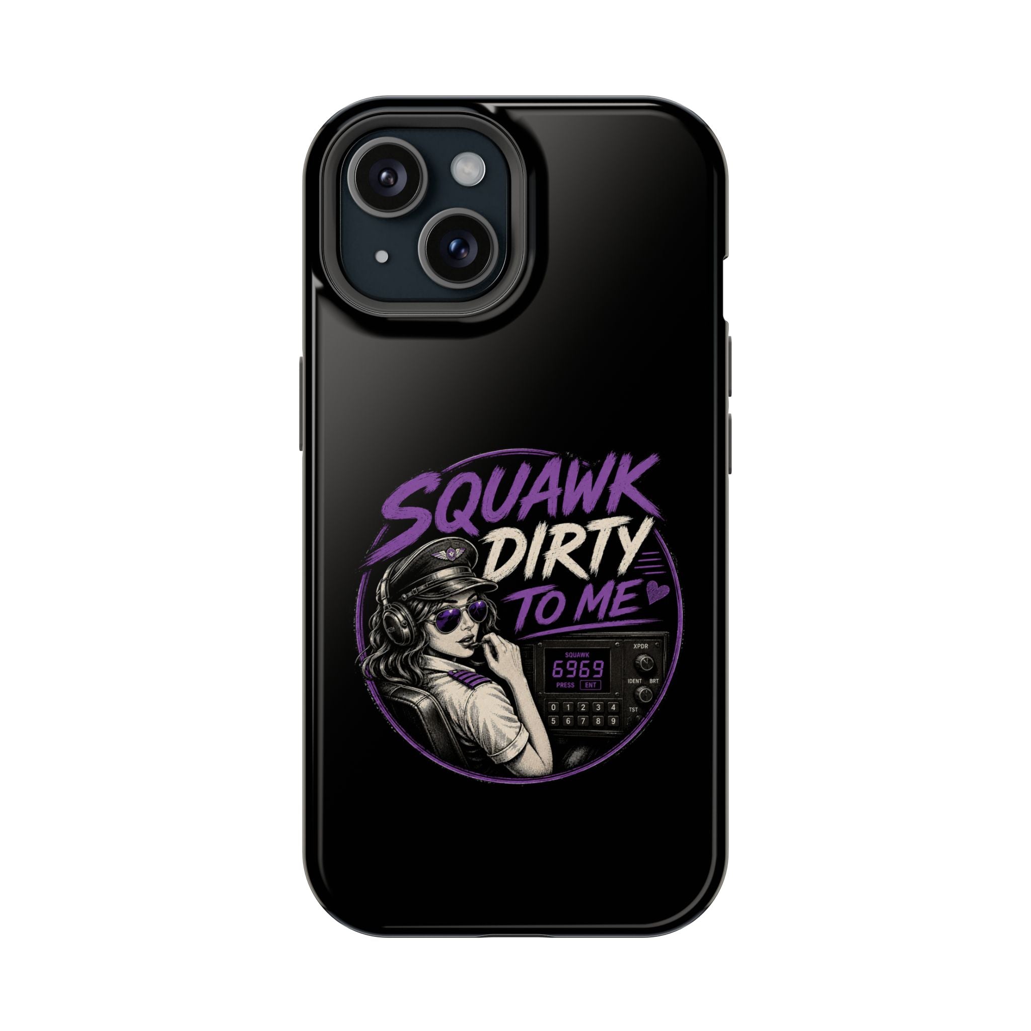 Magnetic Phone Case — “Squawk Dirty to Me”