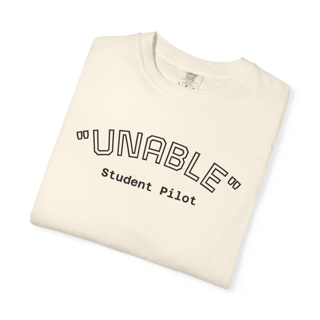 Student Pilot "UNABLE" T-Shirt