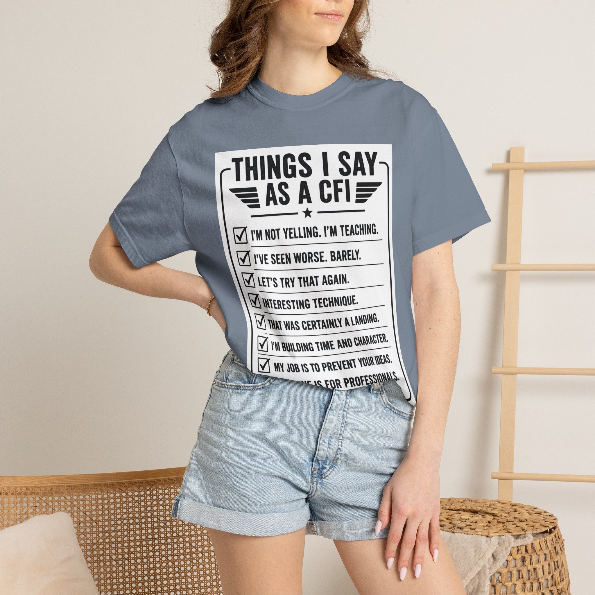 "Things I Say as a CFI" T-Shirt