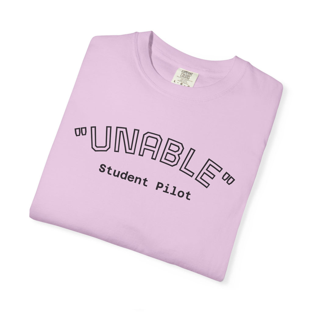 Student Pilot "UNABLE" T-Shirt