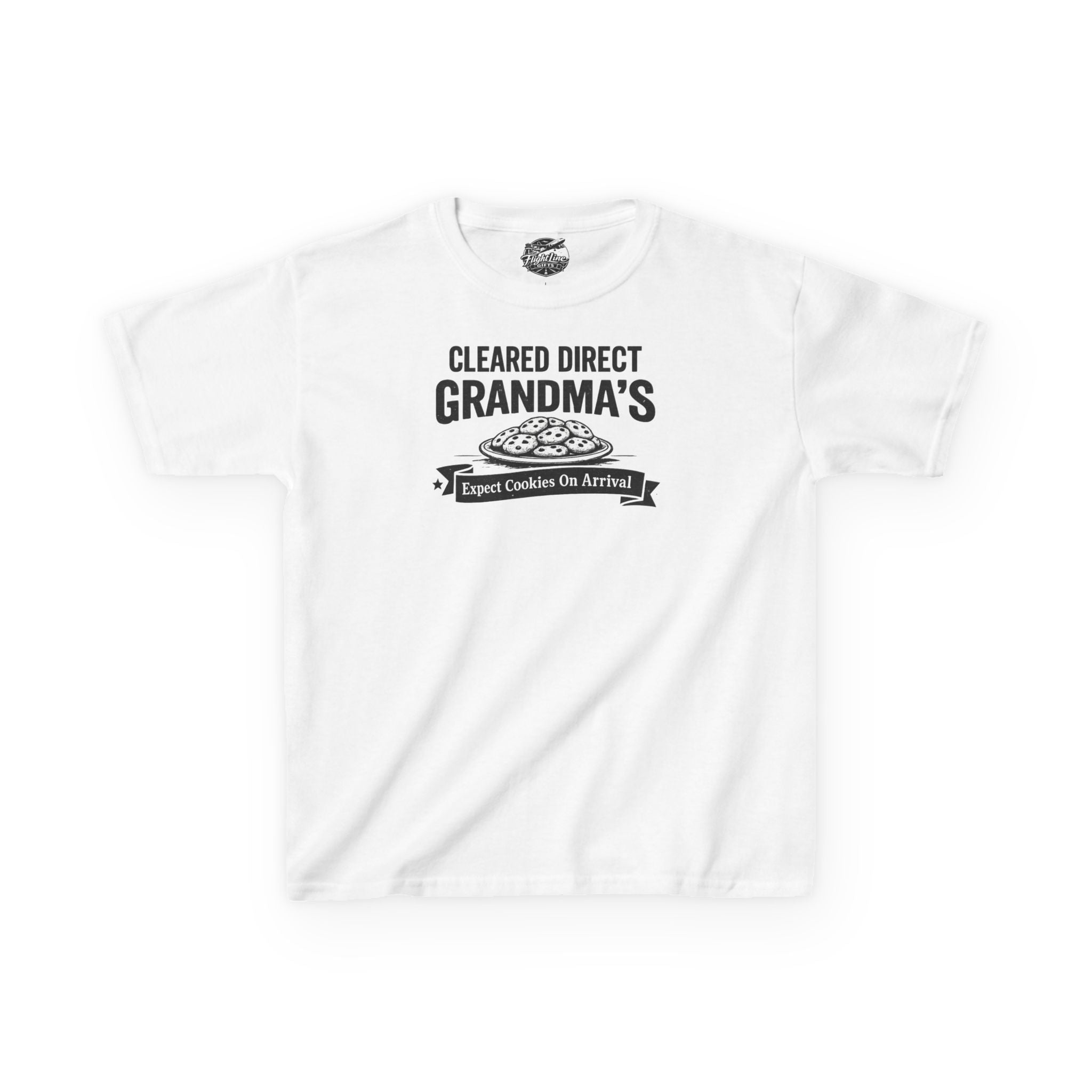 Youth T-Shirt — "Cleared Direct Grandma's"