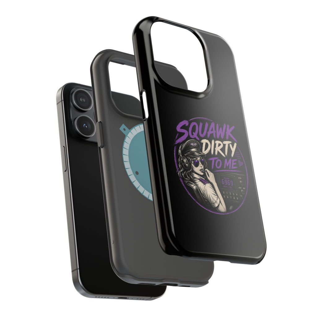 Magnetic Phone Case — “Squawk Dirty to Me”