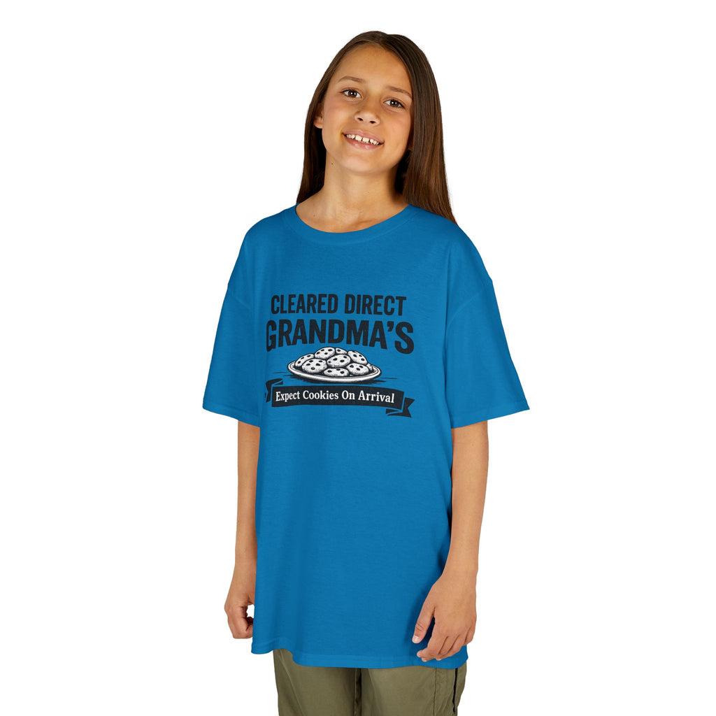Kids T-Shirt — "Cleared Direct Grandma's"