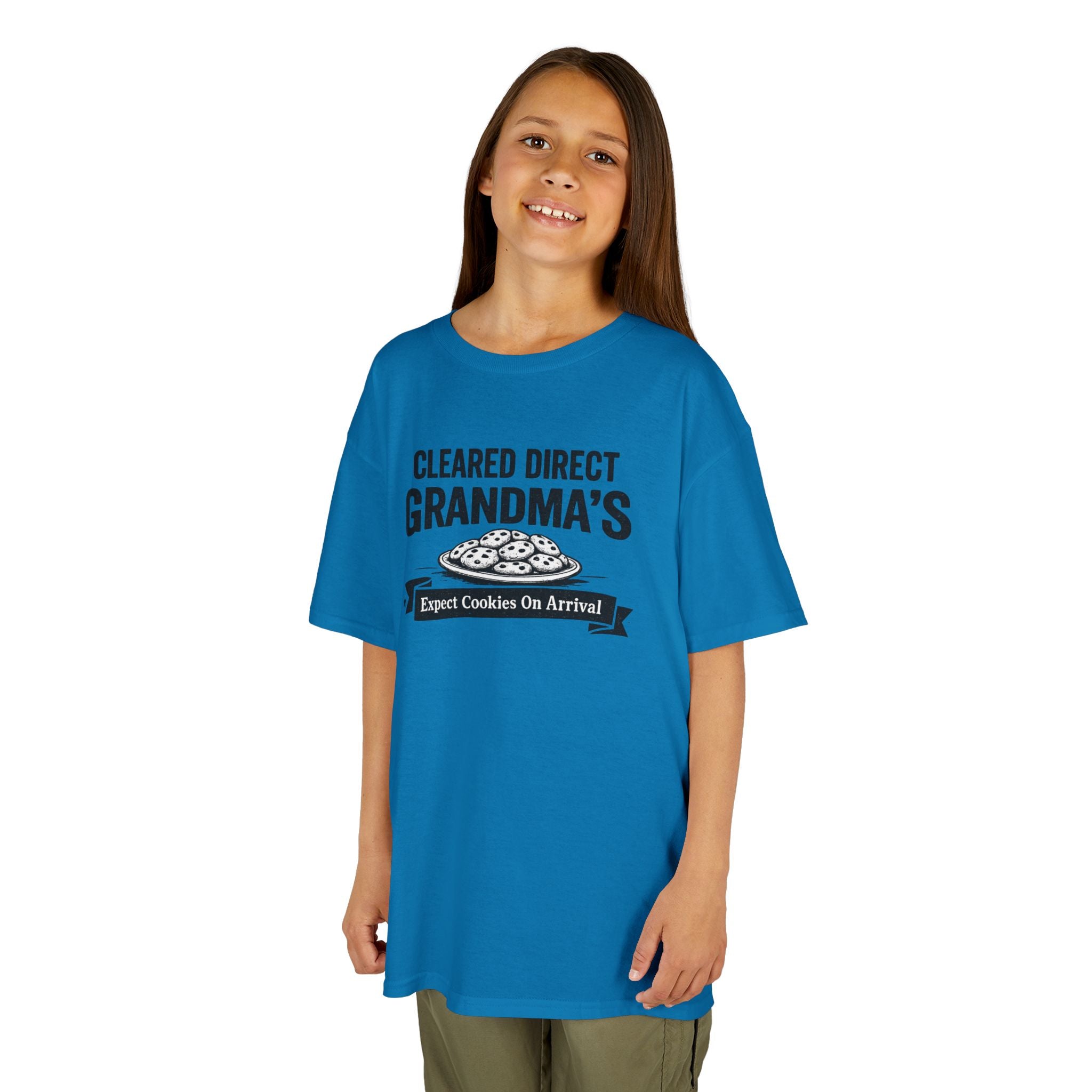 Kids T-Shirt — "Cleared Direct Grandma's"