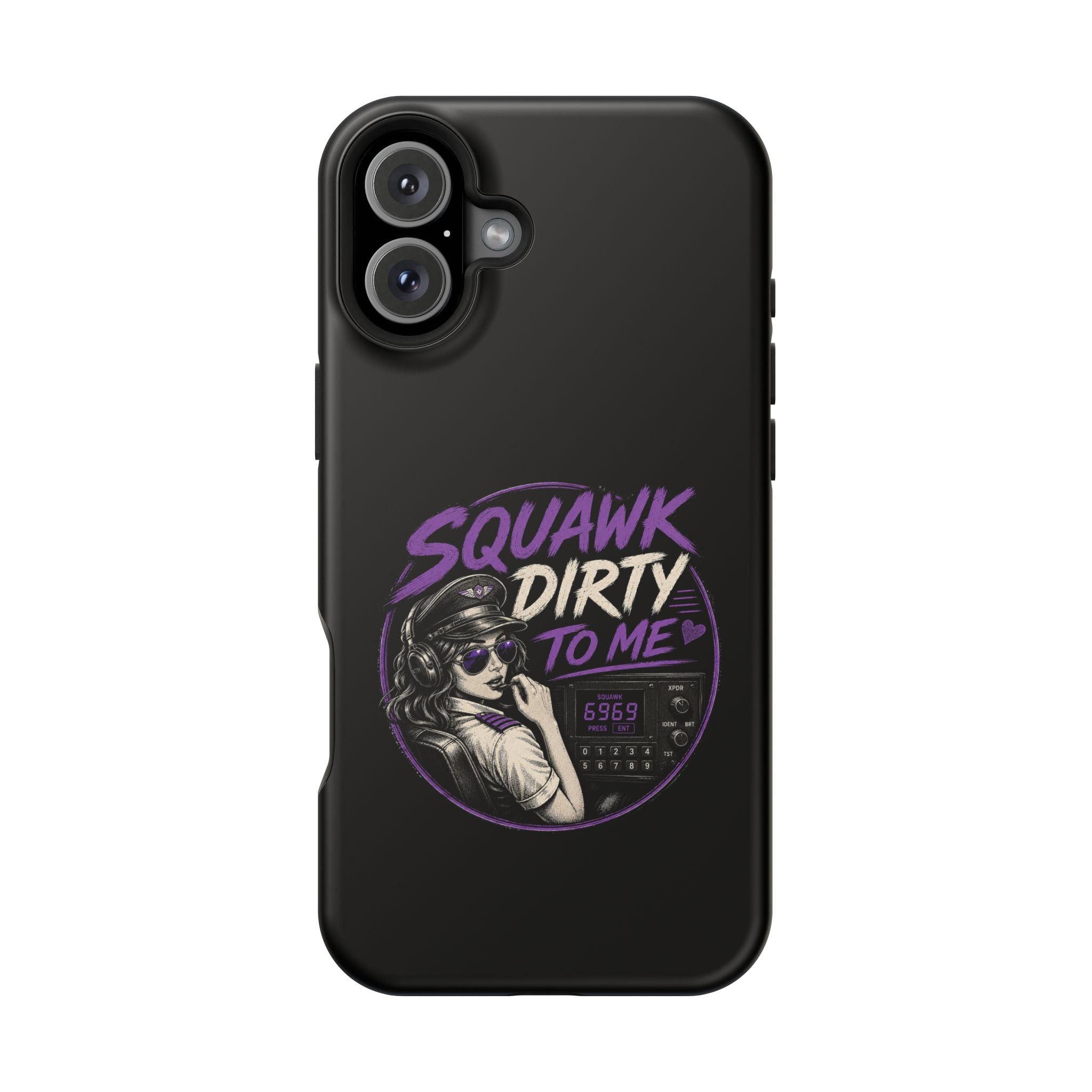 Magnetic Phone Case — “Squawk Dirty to Me”
