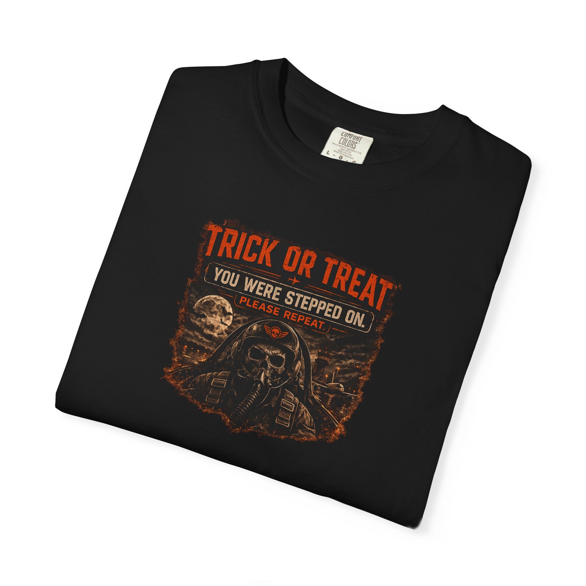 Halloween Trick or Treat T-Shirt — “You Were Stepped On” Graphic Tee
