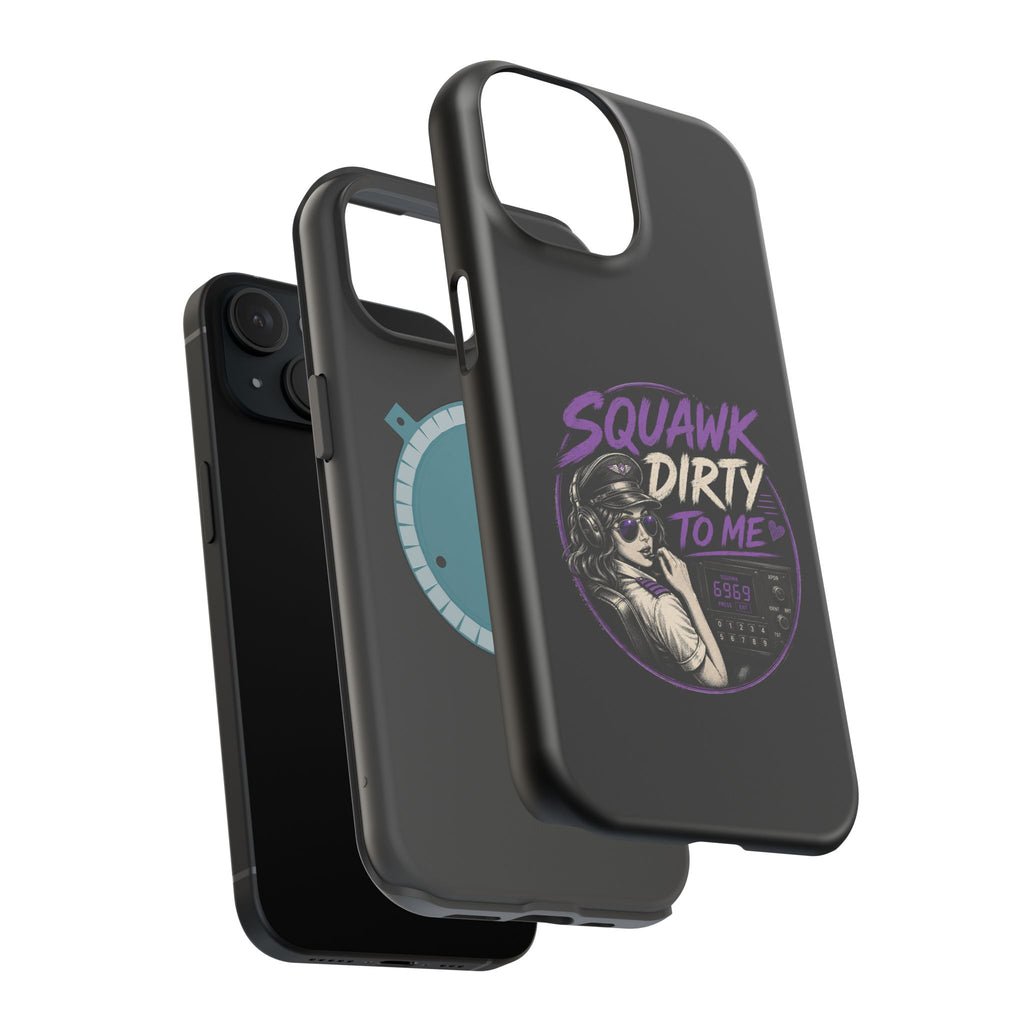 Magnetic Phone Case — “Squawk Dirty to Me”