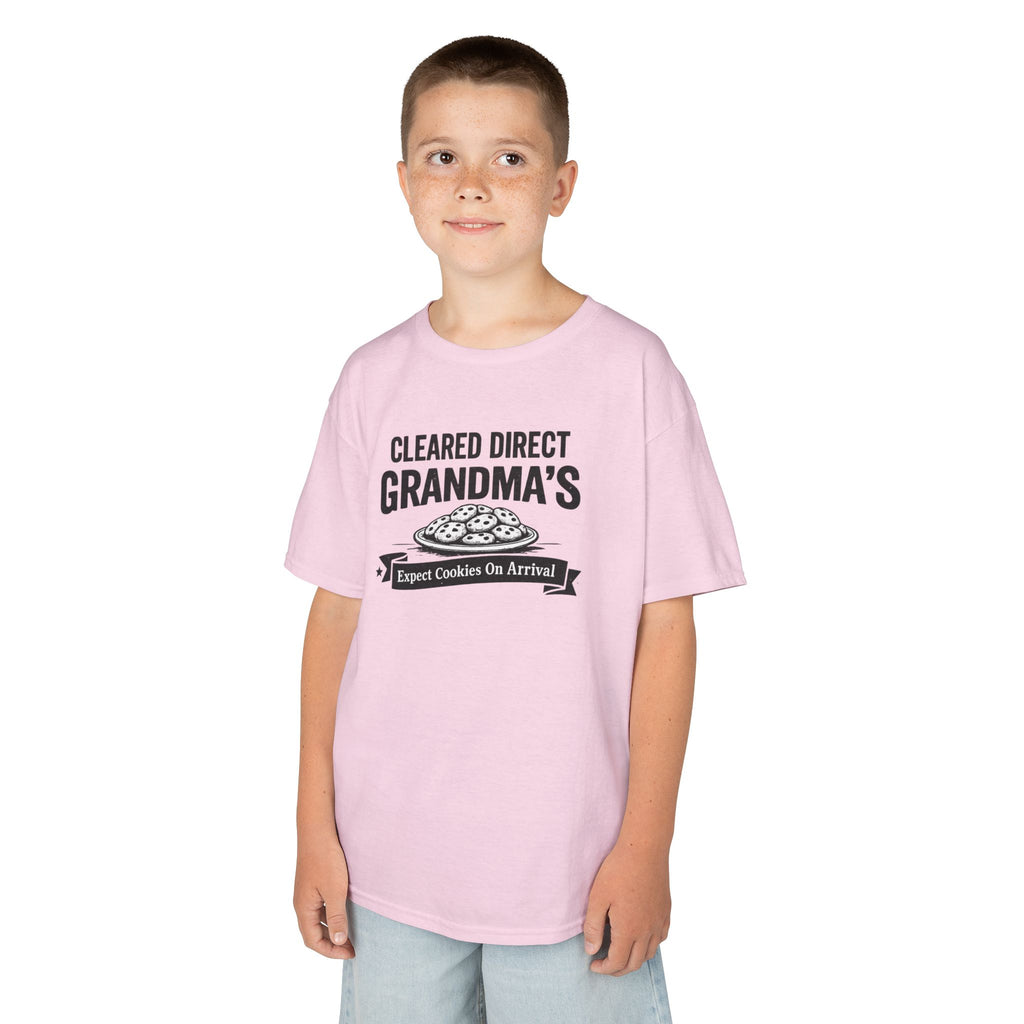 Kids T-Shirt — "Cleared Direct Grandma's"
