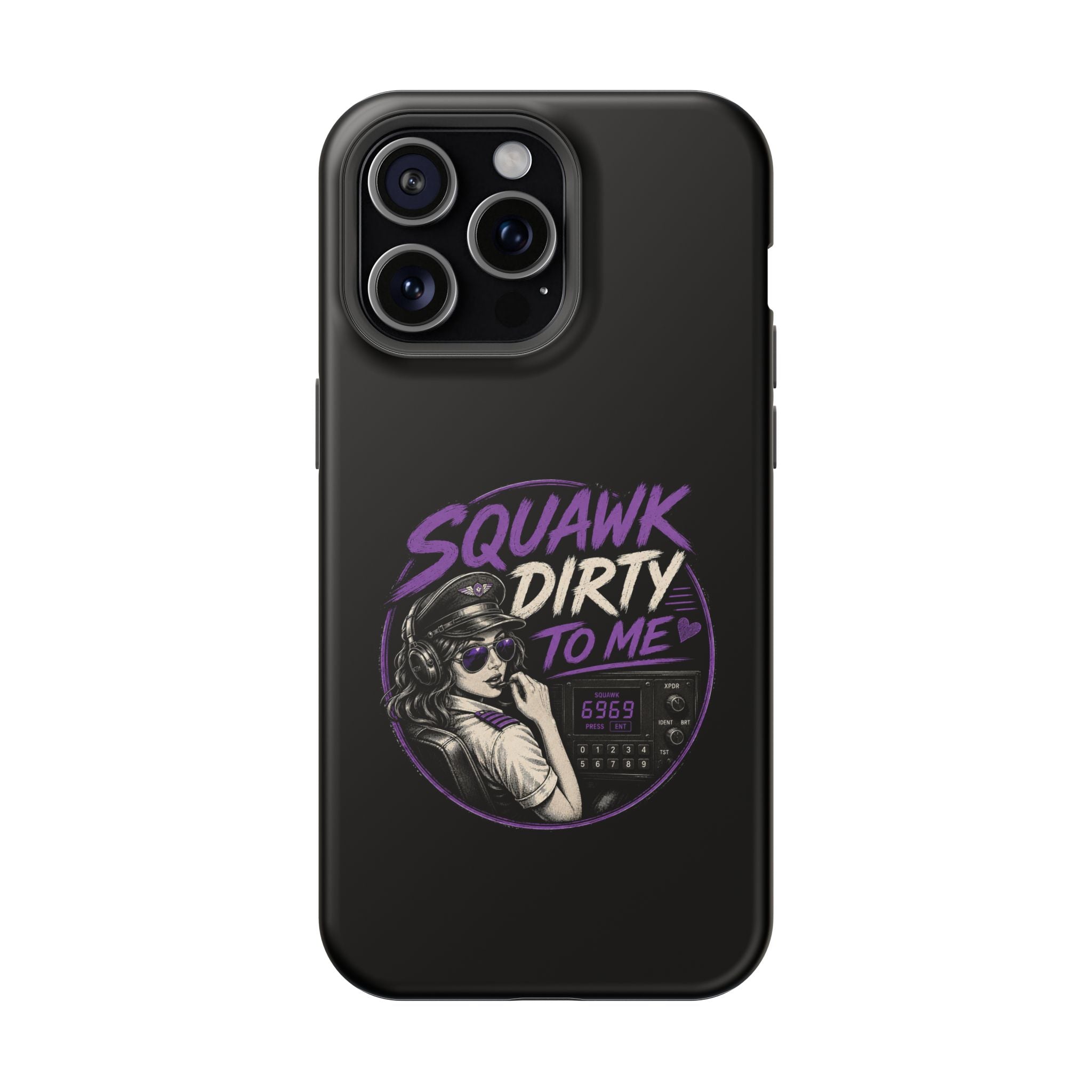 Magnetic Phone Case — “Squawk Dirty to Me”