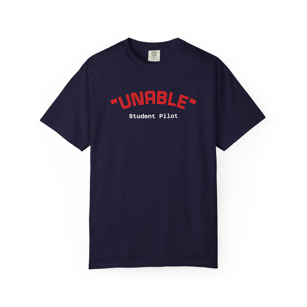 Student Pilot "UNABLE" T-Shirt