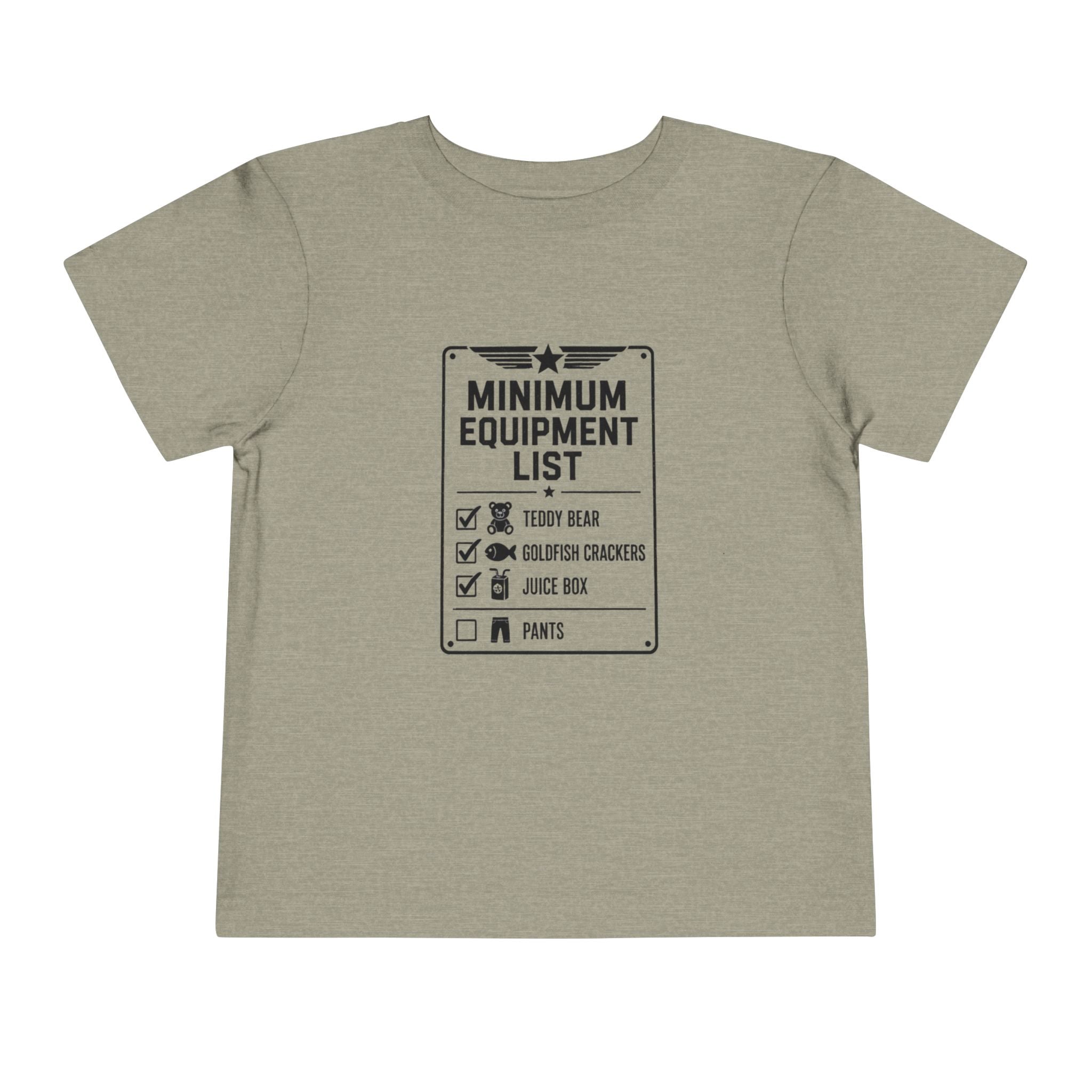 Toddler Tee — "Minimum Equipment List"