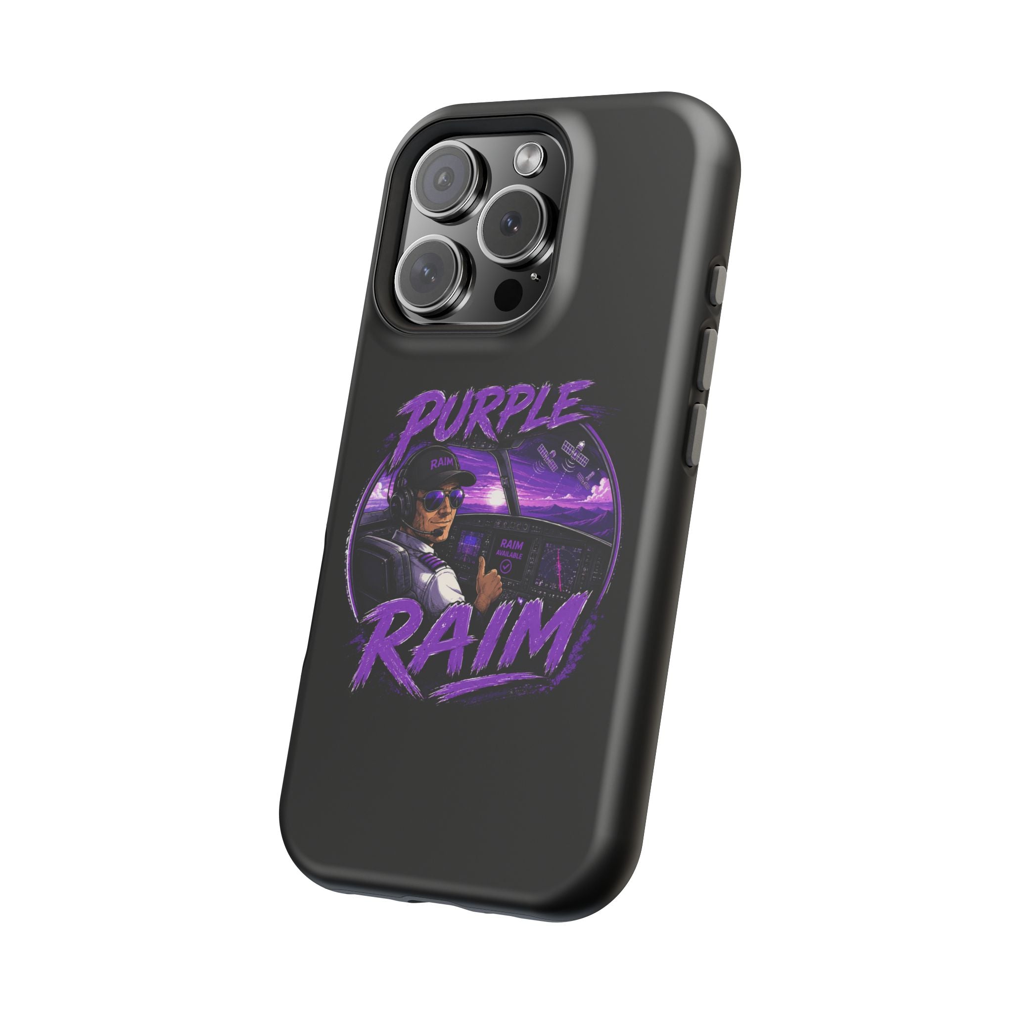 Purple RAIM Magnetic Impact Phone Case
