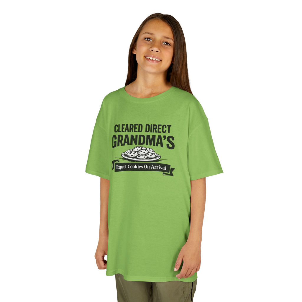 Kids T-Shirt — "Cleared Direct Grandma's"