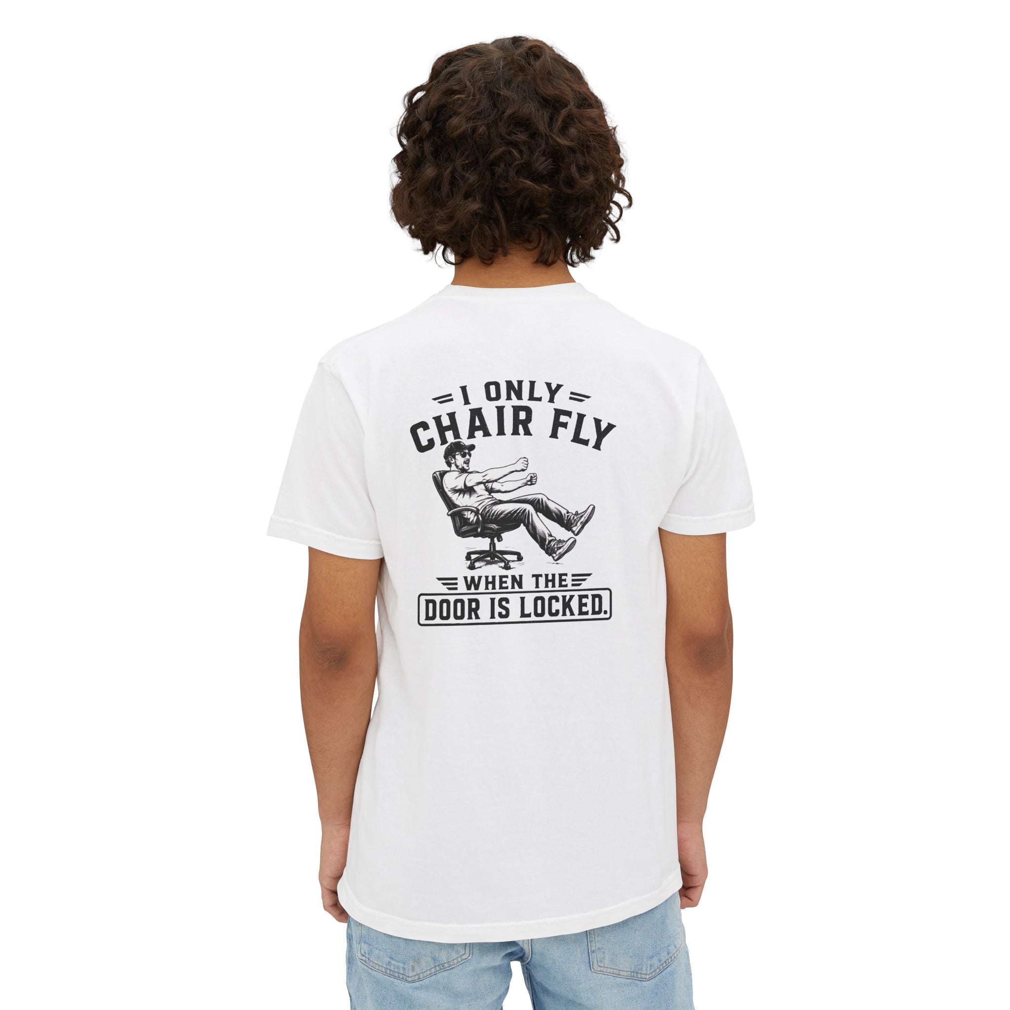Chair Flying Pocket T‑Shirt