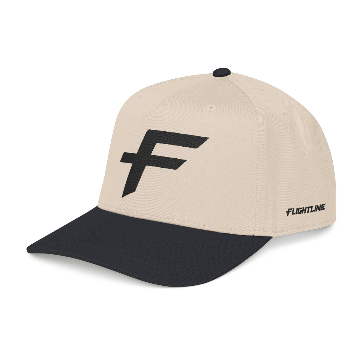 FlightLine Embroidered Logo Cap - Black