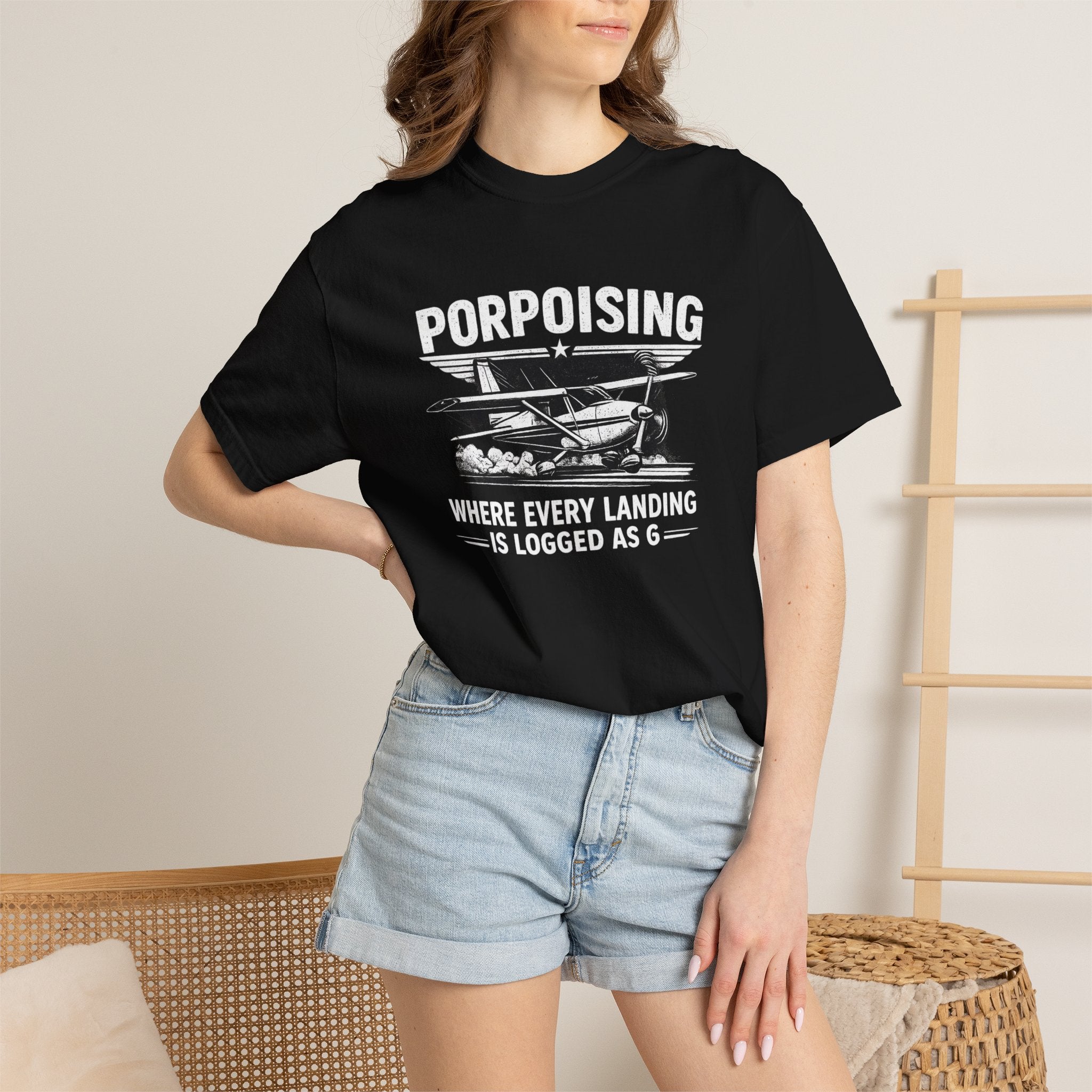 Porpoising Aviator T-Shirt