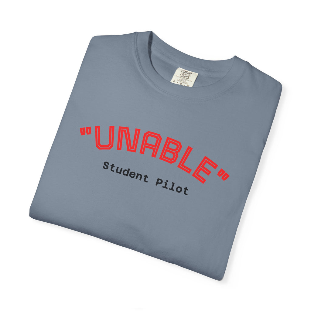 Student Pilot "UNABLE" T-Shirt