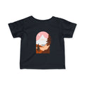 Infant Tee — Mountain Plane Design (custom name)