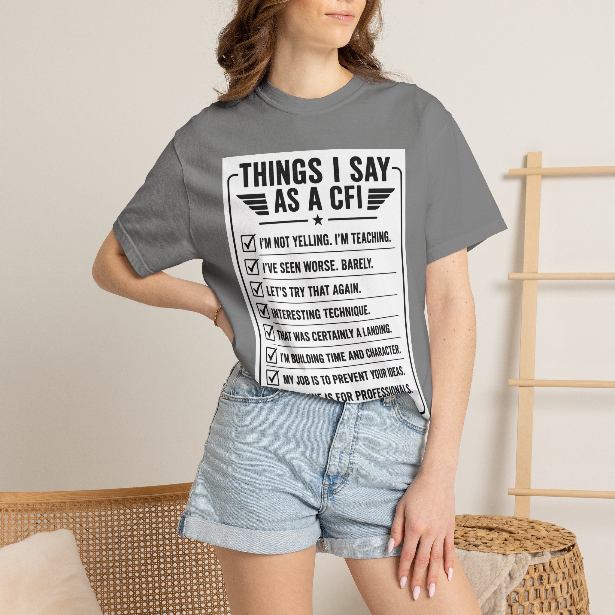 "Things I Say as a CFI" T-Shirt