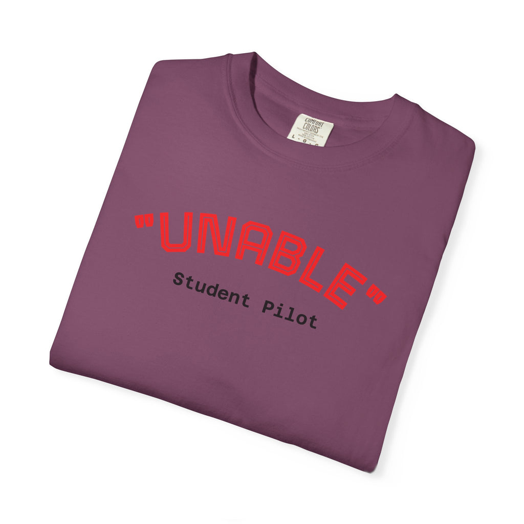 Student Pilot "UNABLE" T-Shirt