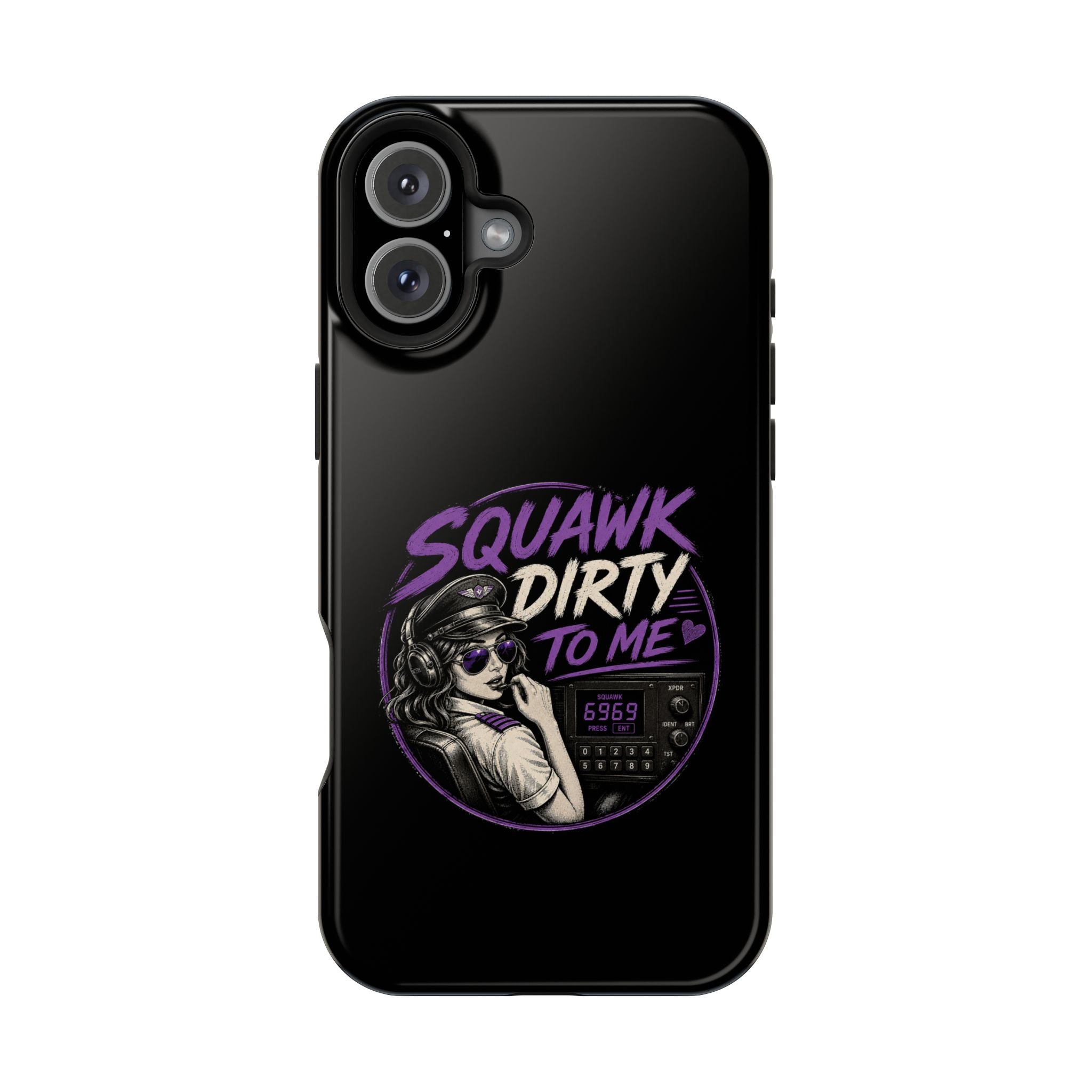Magnetic Phone Case — “Squawk Dirty to Me”