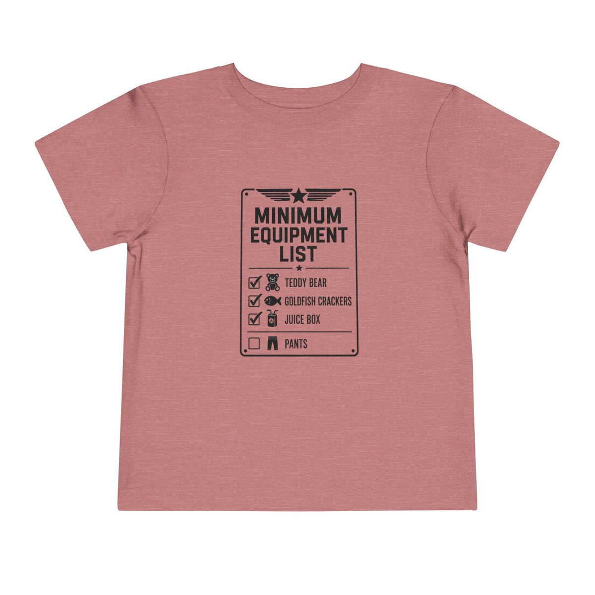 Toddler Tee — "Minimum Equipment List"