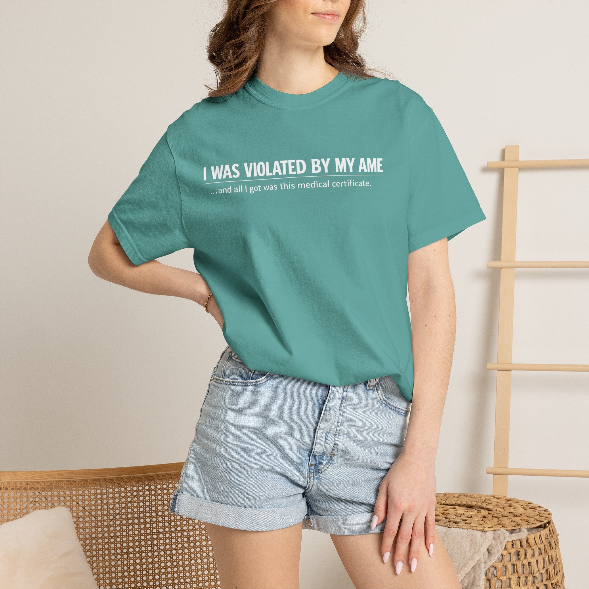 "I Was Violated by My AME" T-Shirt