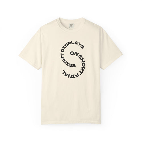 Bright Displays on Short Final T-Shirt
