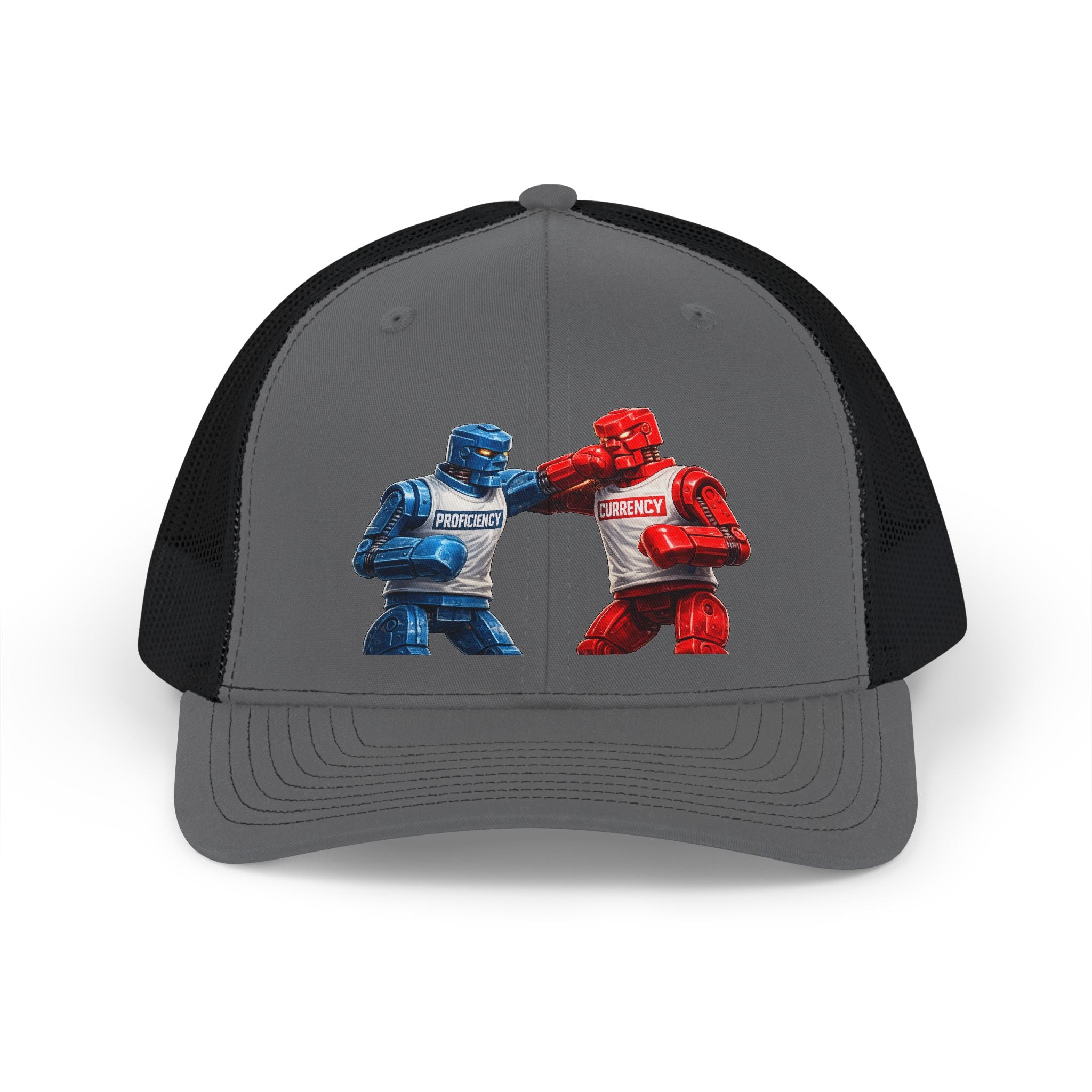Proficiency VS Currency Snapback Trucker Hat