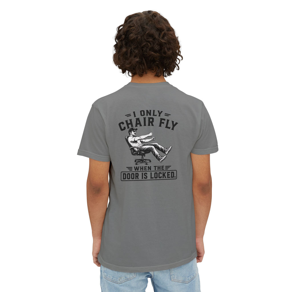 Chair Flying Pocket T‑Shirt