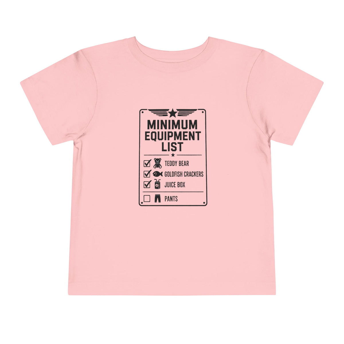 Toddler Tee — "Minimum Equipment List"