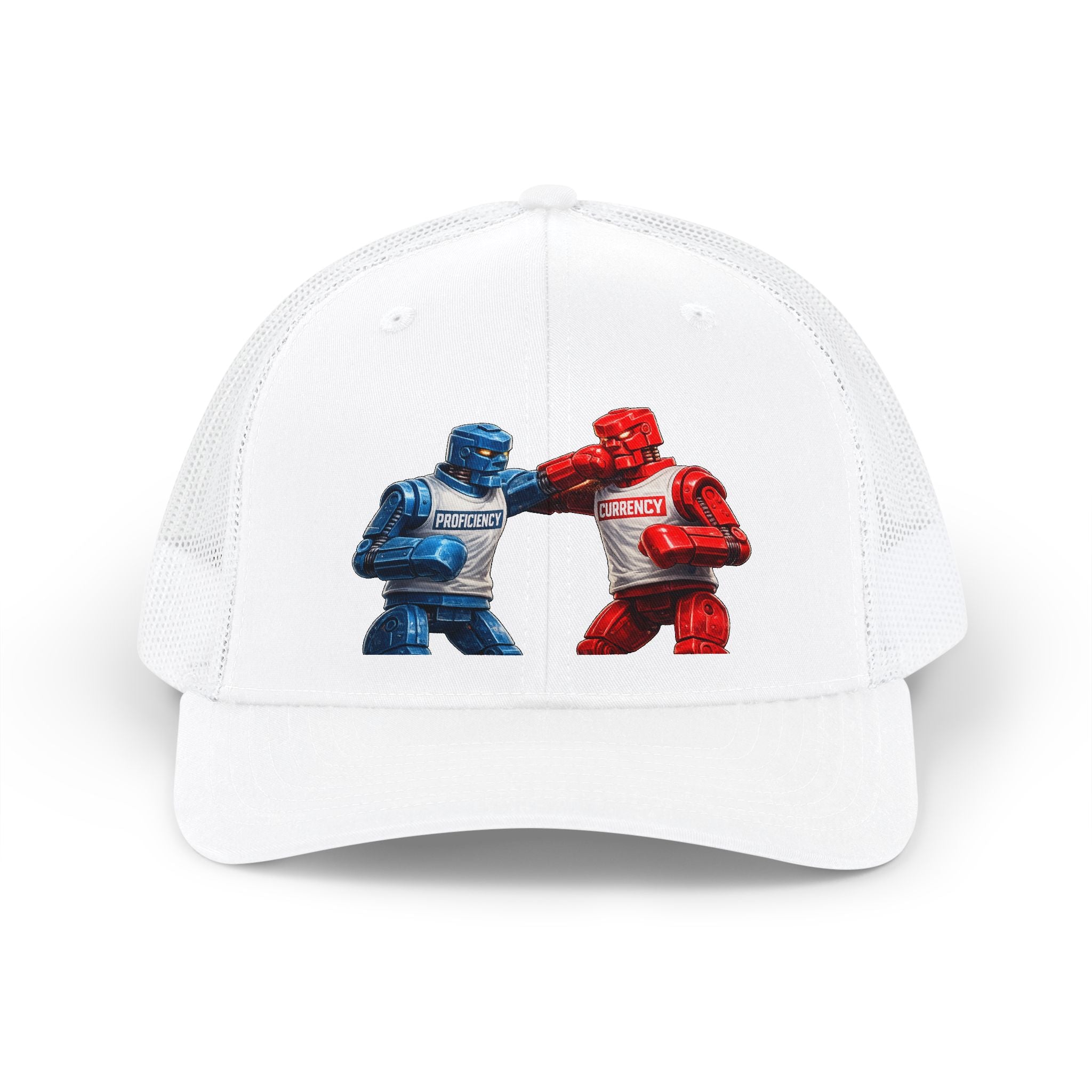 Proficiency VS Currency Snapback Trucker Hat