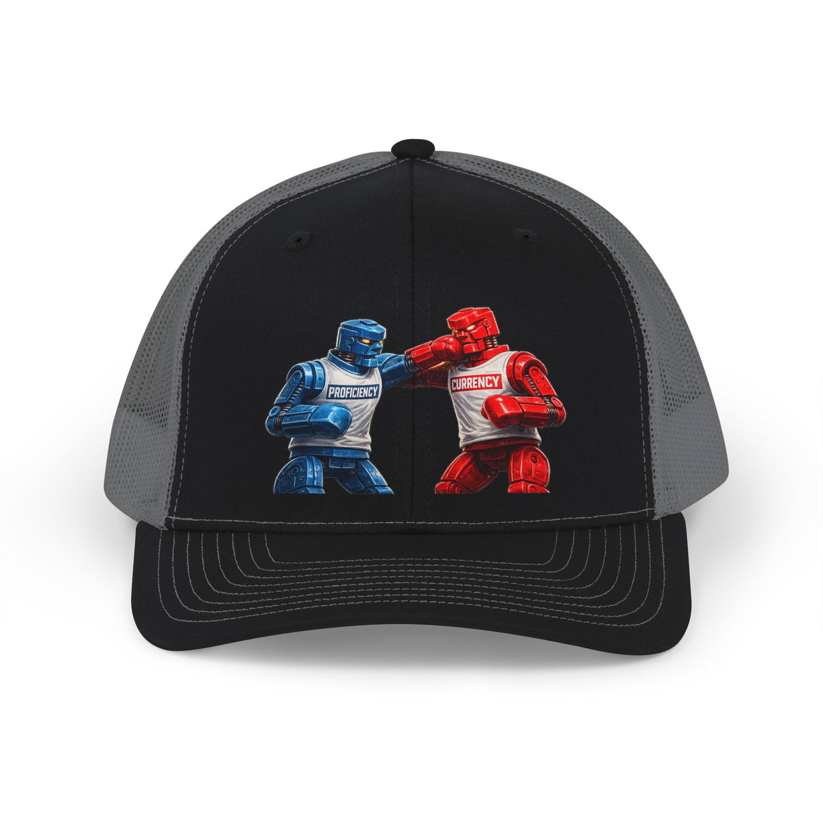 Proficiency VS Currency Snapback Trucker Hat
