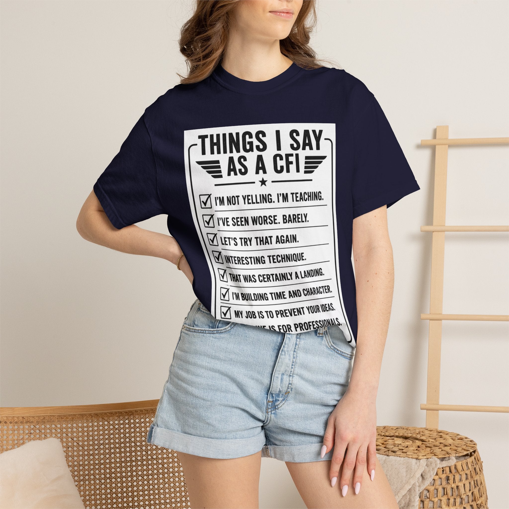 "Things I Say as a CFI" T-Shirt