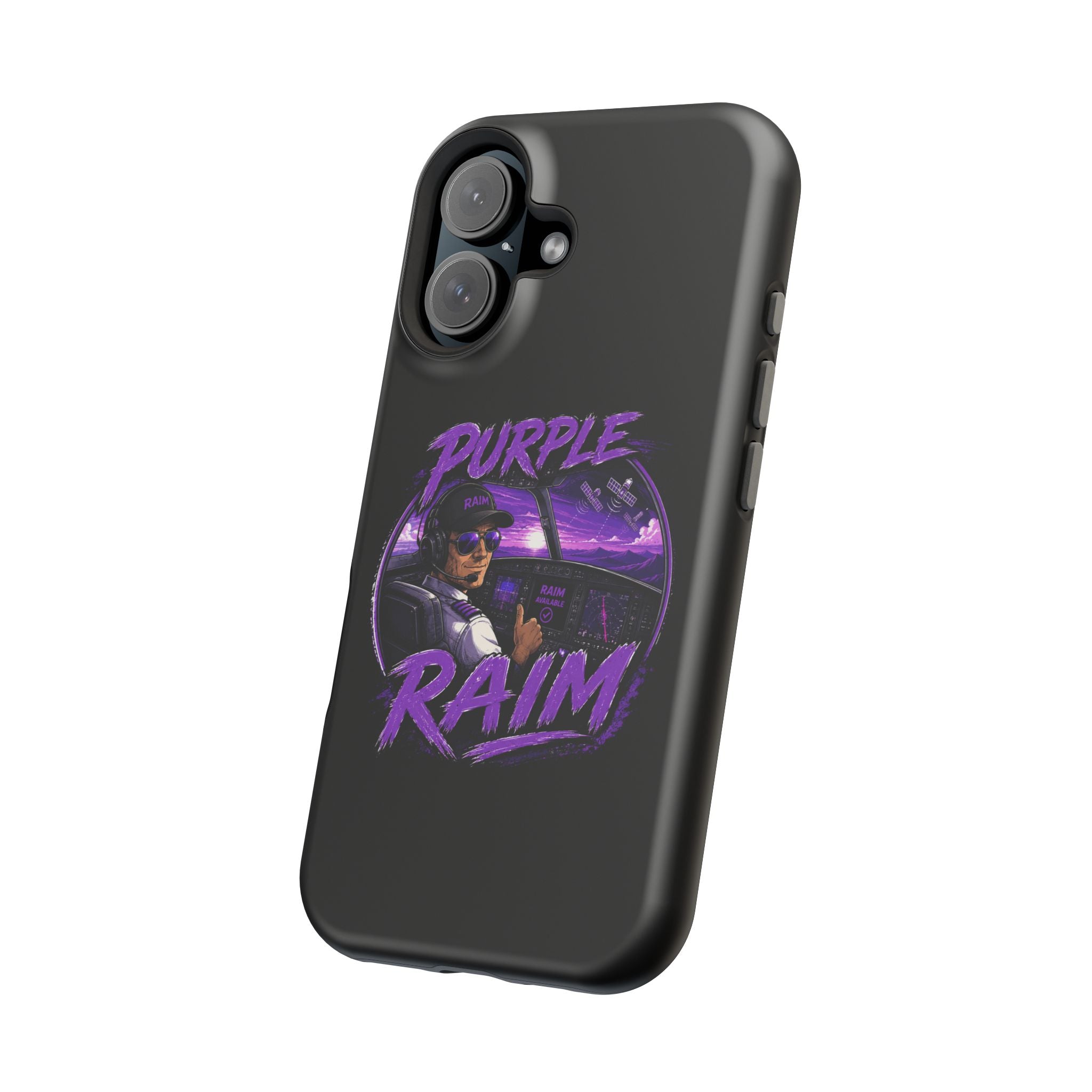 Purple RAIM Magnetic Impact Phone Case