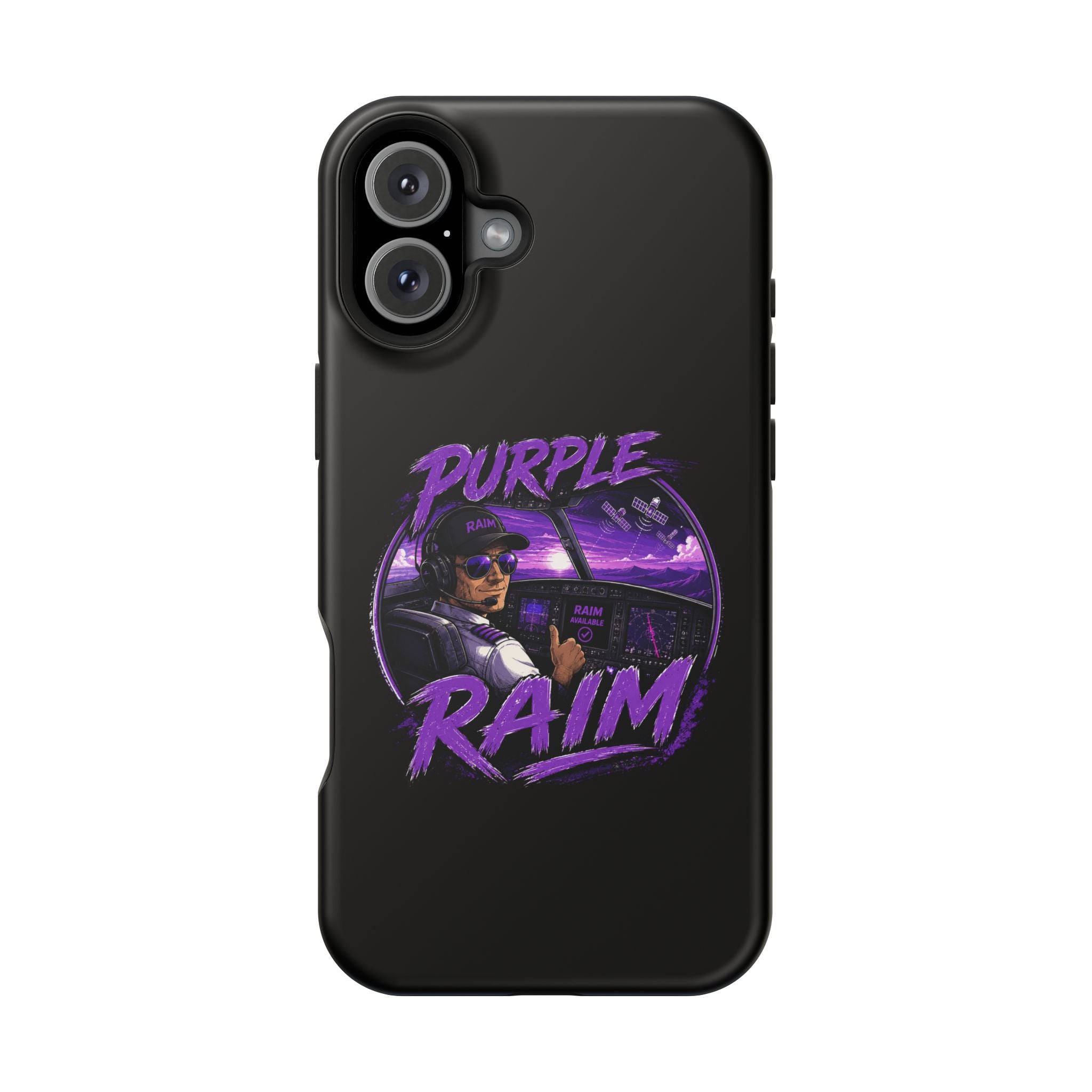 Purple RAIM Magnetic Impact Phone Case