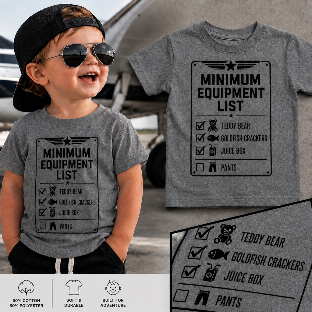 Toddler Tee — "Minimum Equipment List"