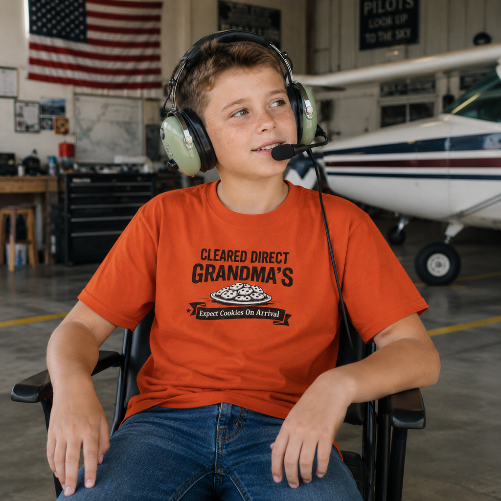 Youth T-Shirt — "Cleared Direct Grandma's"