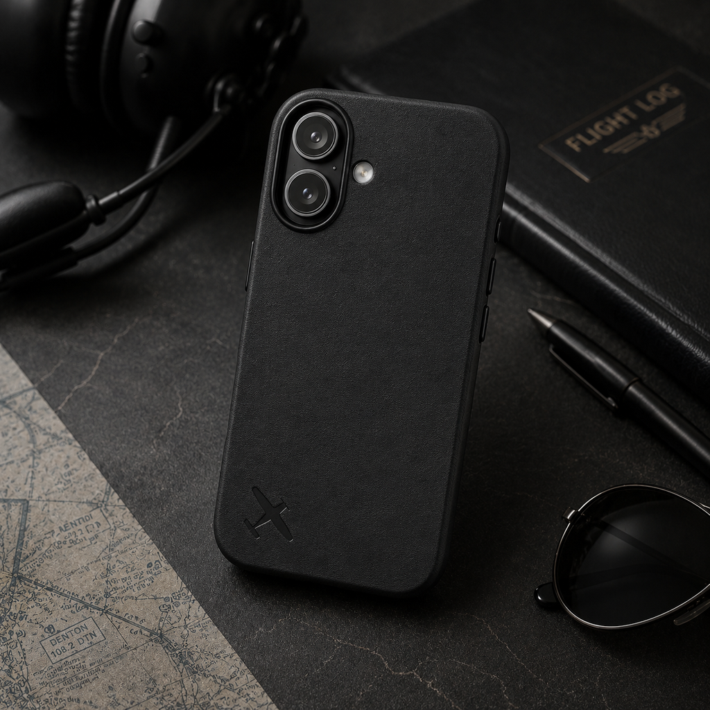 Leather Engraved iPhone Case Minimalist — PA-28