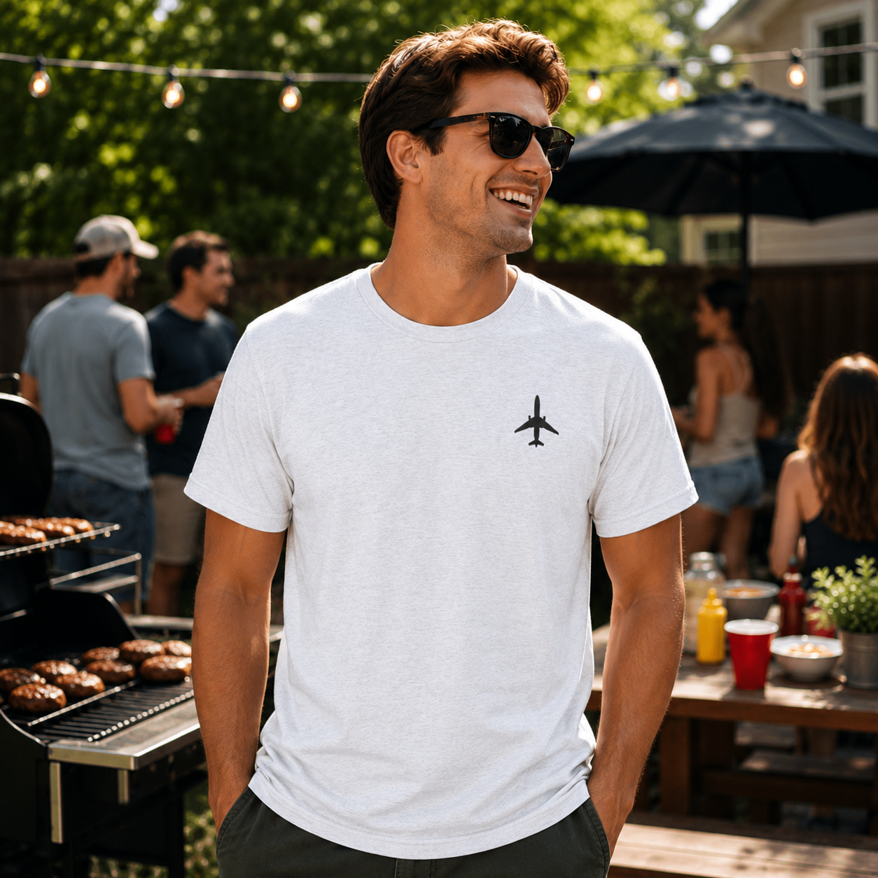 Super Soft and Lightweight Minimalist T-Shirt -- Jet