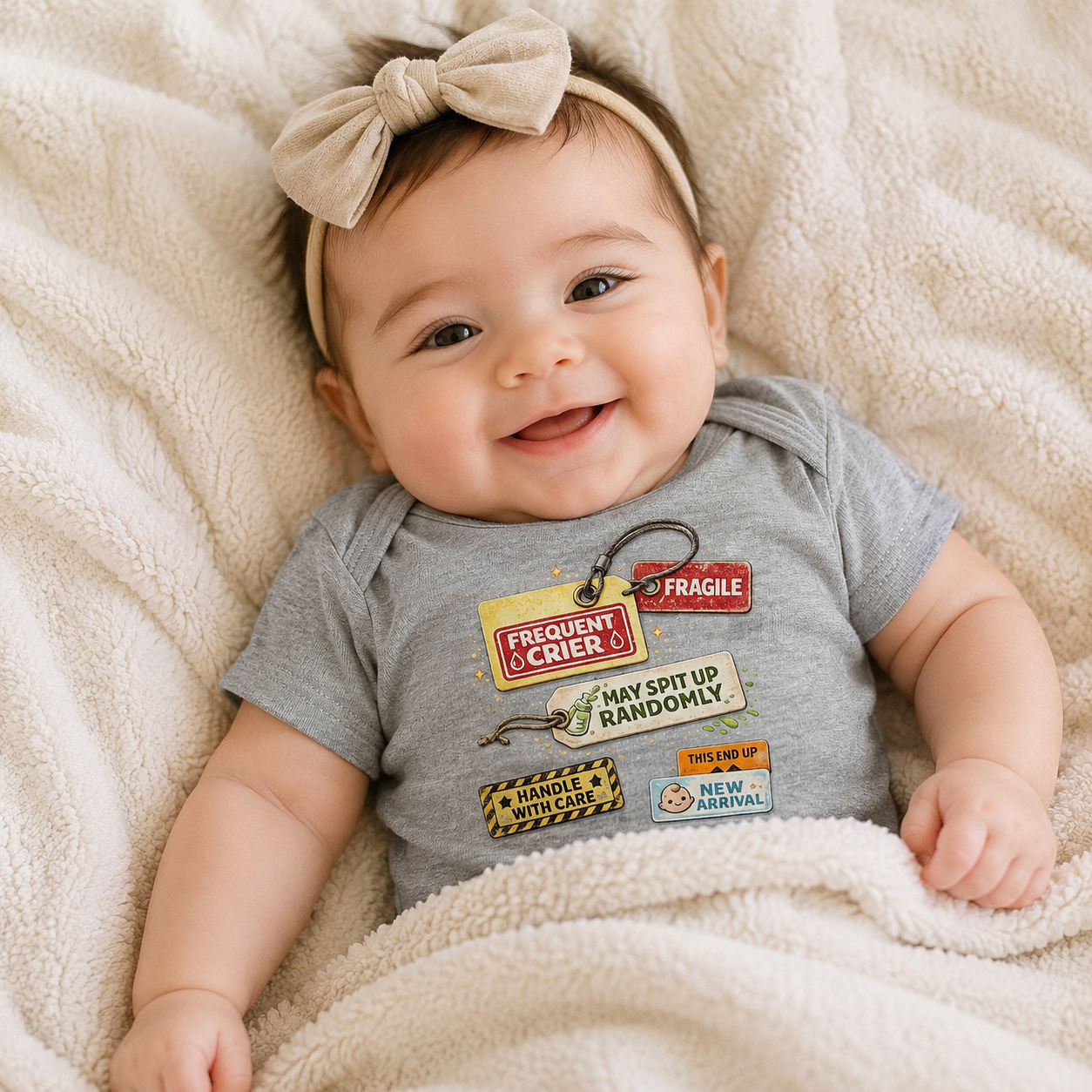 Baby One-Piece Bodysuit - Handle With Care