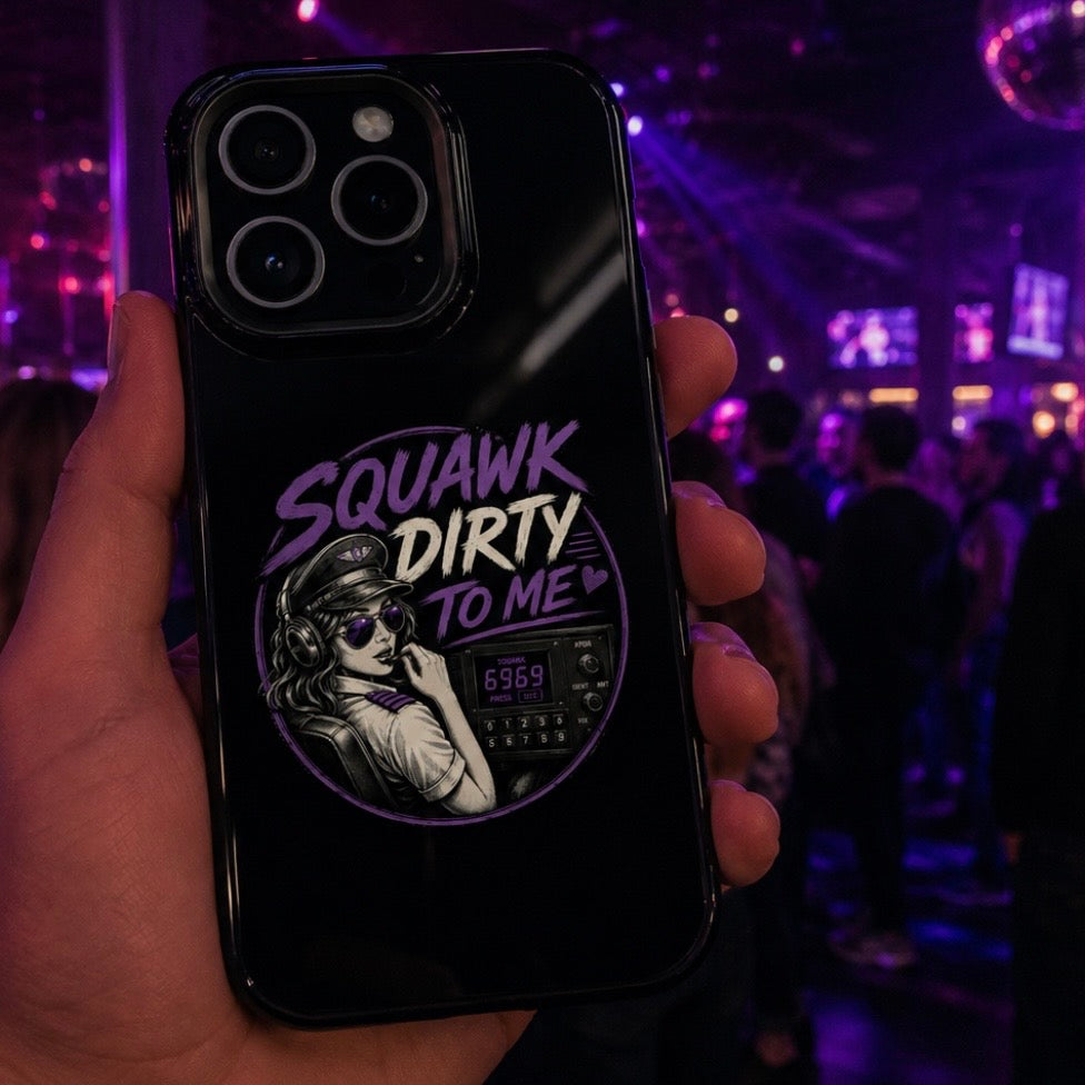 Magnetic Phone Case — “Squawk Dirty to Me”