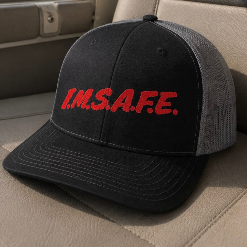 I.M.S.A.F.E. Snapback Trucker Hat