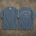 FlightLine Pilot Built T‑Shirt — Vintage Airplane Graphic